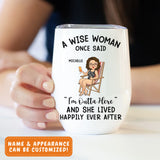 Wine Tumbler-I'm Outta Here - Personalized Wine Tumbler | Retirement Gift | Custom Tumbler-JackNRoy