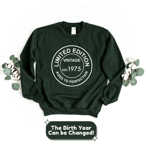 Sweatshirt-Limited Edition Custom Birthday Sweatshirt (Customize Your Year)-Jack N Roy