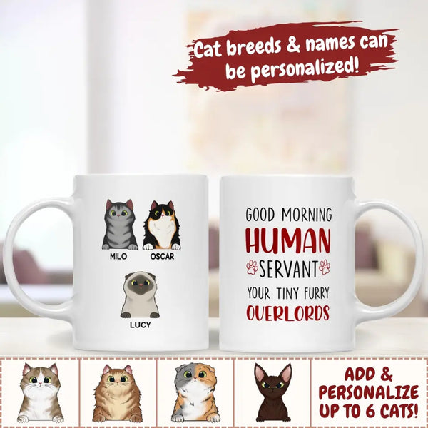 Mug-Good Morning Human Servant - Personalized Mug (11oz/15oz)-Jack N Roy