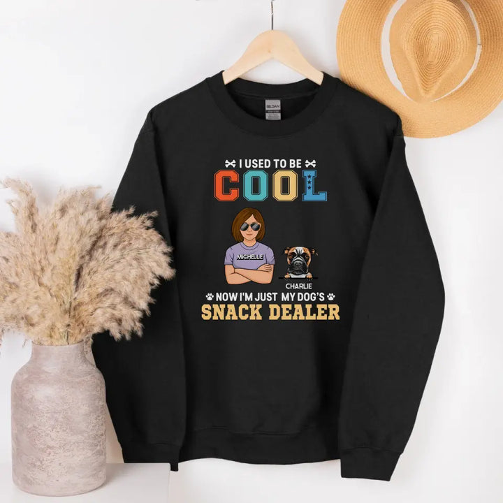 Shirts & Tops-Dog Snack Dealer - Personalized Unisex T-Shirt / Sweatshirt-Unisex Sweatshirt-Black-Jack N Roy