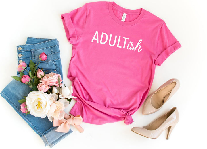 Shirts & Tops-ADULTish T-Shirt-S-Charity Pink-Jack N Roy
