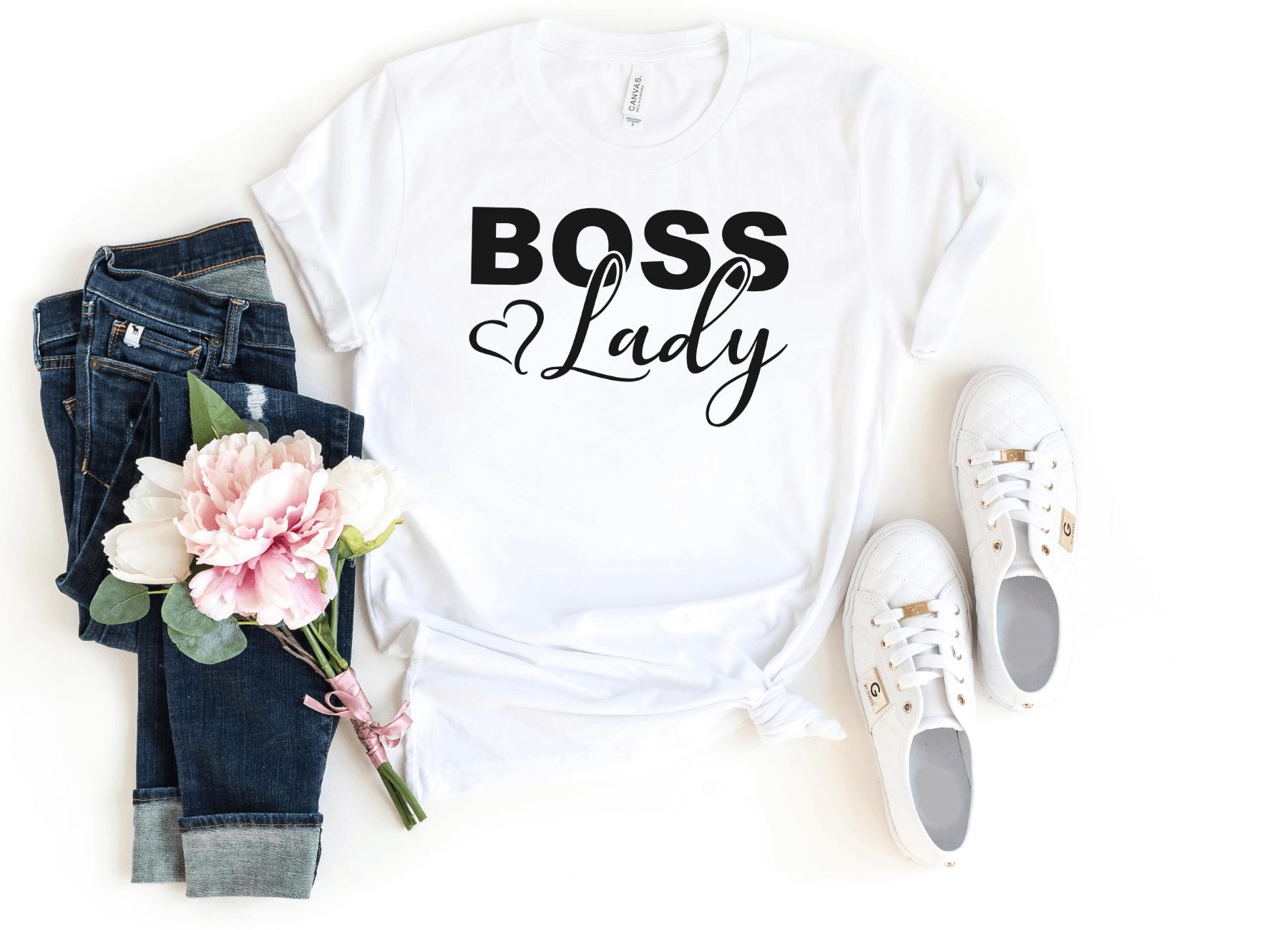 Boss Lady T-Shirt Boss T Shirt Ladies Tee Shirts Gift For