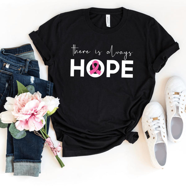 T-Shirt-Hope T-Shirt 🎗️-S-Black-Jack N Roy