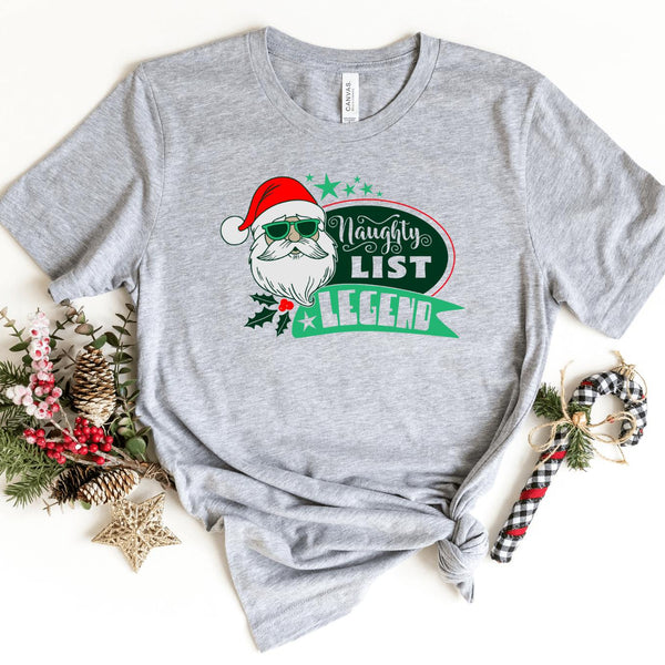 T-Shirt-Naughty List Legend T-Shirt-S-Athletic Heather-Jack N Roy