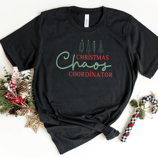 T-Shirt-X-MAS Chaos Coordinator T-Shirt-S-Black-Jack N Roy