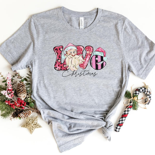 T-Shirt-Love Christmas T-Shirt-S-Athletic Heather-Jack N Roy