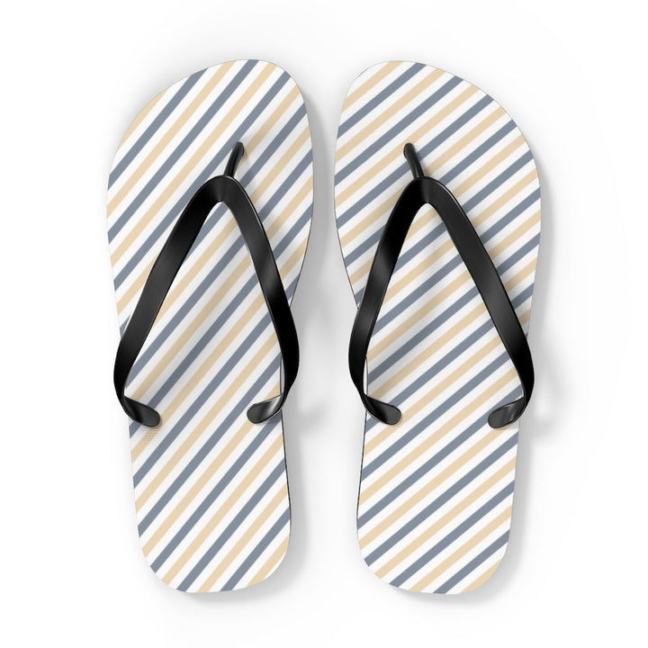 Shoes-Summer Stripes Flip Flops-XL-Jack N Roy