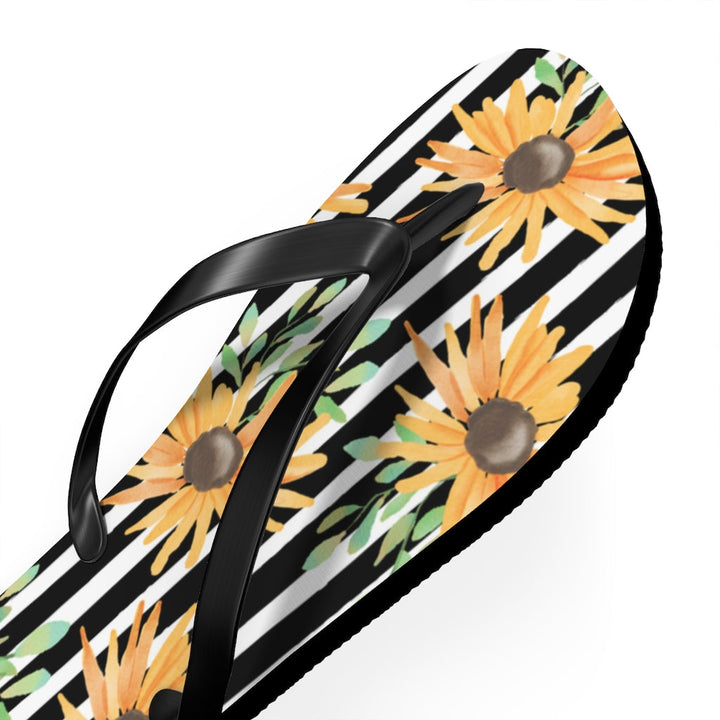Shoes-Sunflowers Flip Flops-Jack N Roy