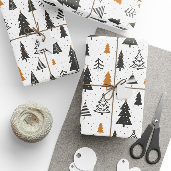 Home Decor-Christmas Trees - Wrapping Paper-Printify
