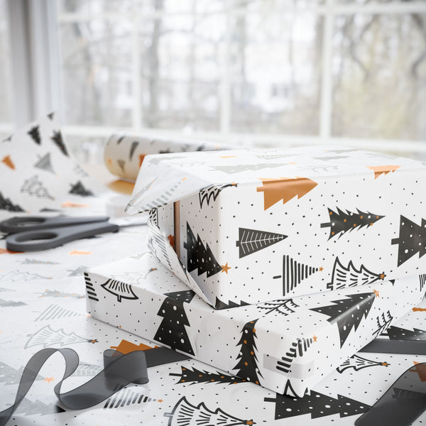 Home Decor-Christmas Trees - Wrapping Paper-Printify
