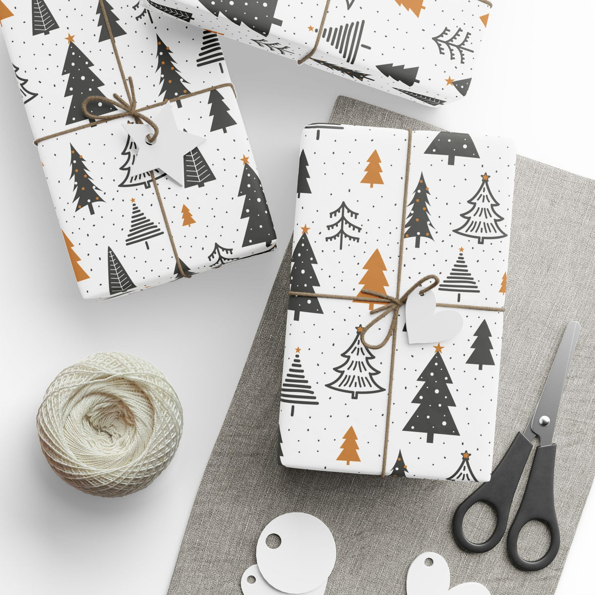 Home Decor-Christmas Trees - Wrapping Paper-Printify