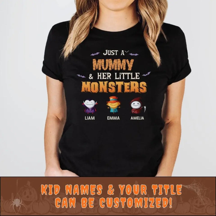 Shirts & Tops-Mummy & Monsters - Personalized T-Shirts | Halloween Gift-JackNRoy