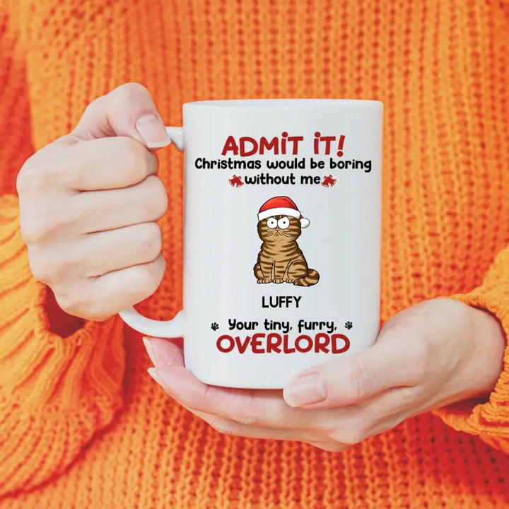 Mugs-Admit it! Personalized Mug for Cat Lovers | (11oz/15oz)-JackNRoy