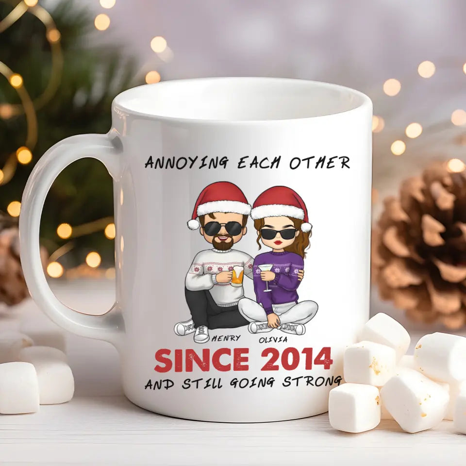 Mugs-Annoying Each Other | Personalized Mug for Couples | (11oz/15oz)-JackNRoy