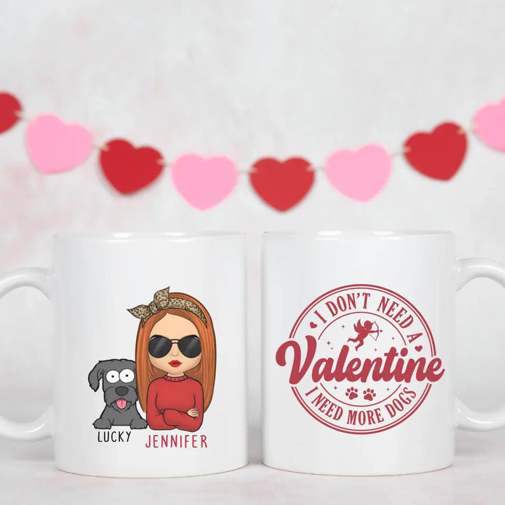 Mug-I Need More Dogs - Personalized Mug for Dog Lovers | Dog Mom Gift | Valentines Mug-Mug-White-JackNRoy