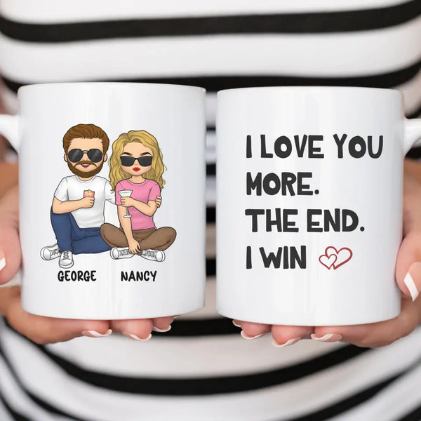 Mug-I Love You More - Personalized Mug for Couples | Couples Gift-JackNRoy