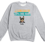 T-Shirt-80% Cotton / 20% Dog Hair - Personalized Unisex T-Shirt for Dog Lovers | Dog Mom Gift | Dog Dad Gift-Unisex Sweatshirt-Sport Grey-JackNRoy
