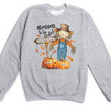 T-Shirt-Blessed to be Called Grandma - Personalized Unisex T-Shirt for Grandma | Grandmother Gifts | Granny Shirt-Unisex Sweatshirt-Sport Grey-JackNRoy