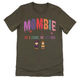 Sweatshirt-Mombie, Like a Zombie, But With Kids - Personalized Unisex Sweatshirt for Halloween | Mom Sweatshirt | Halloween Gift-Unisex T-Shirt-Army-JackNRoy
