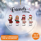 Acrylic Ornament-Friends Forever - Personalized Acrylic Ornament | Gift for Friends-JackNRoy