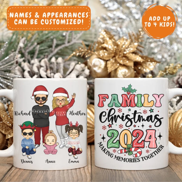 Mug-Family Christmas 2024 - Personalized Mug (11oz/15oz) | Christmas Gift | Family Mug-JackNRoy
