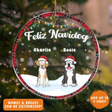 Acrylic Ornament-Feliz Navidog - Personalized Acrylic Ornament | Dog Lovers Gift-JackNRoy