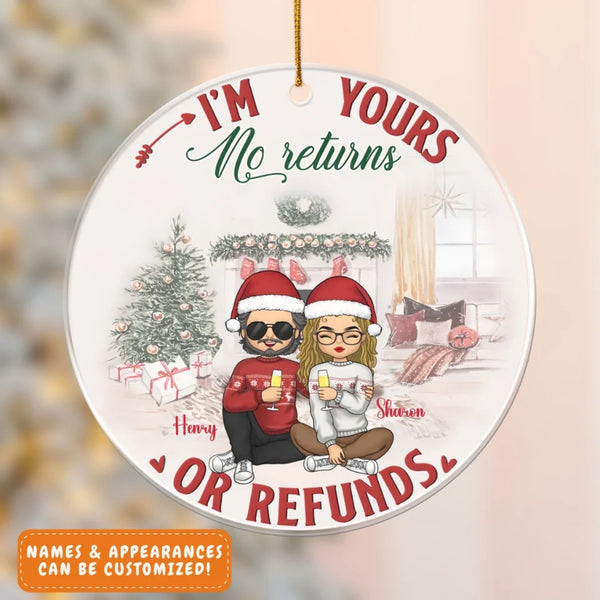Acrylic Ornament-I'm Yours - Personalized Acrylic Ornament | Couples Gift | Christmas Ornament for Couples-JackNRoy