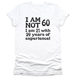 T-Shirt-Years of Experience - Personalized Birthday T-Shirt (ANY AGE)-Unisex T-Shirt-White-JackNRoy