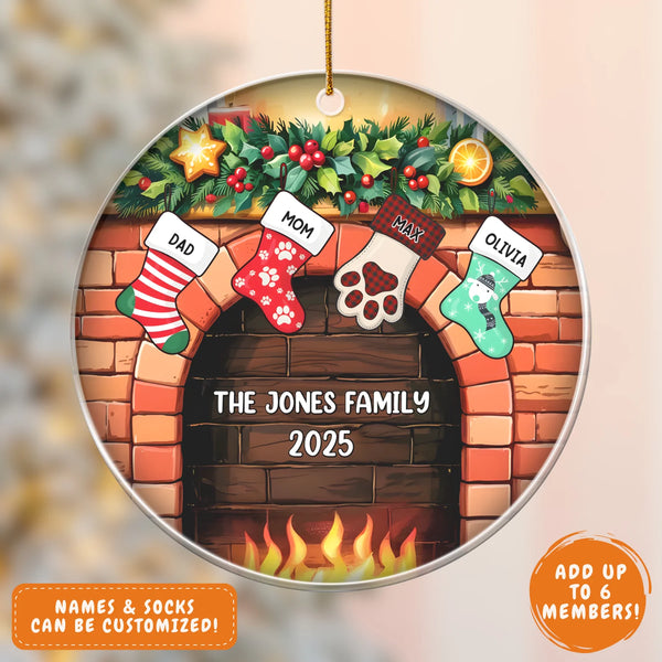 Christmas Family - Personalized Acrylic Ornament | Family Gift | Christmas Decor