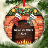 Acrylic Ornament-Christmas Family - Personalized Acrylic Ornament | Family Gift | Christmas Decor-Glass Ornament-Glass-JackNRoy
