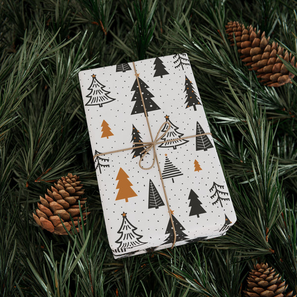 Home Decor-Christmas Trees - Wrapping Paper-Printify