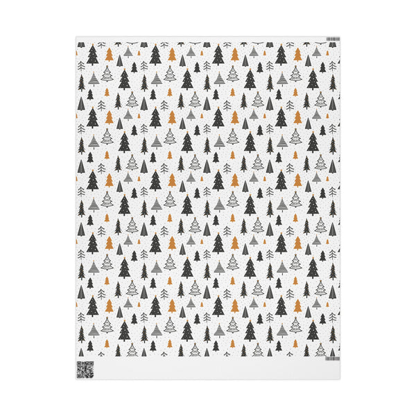 Home Decor-Christmas Trees - Wrapping Paper-30" x 36"-Matte-Printify