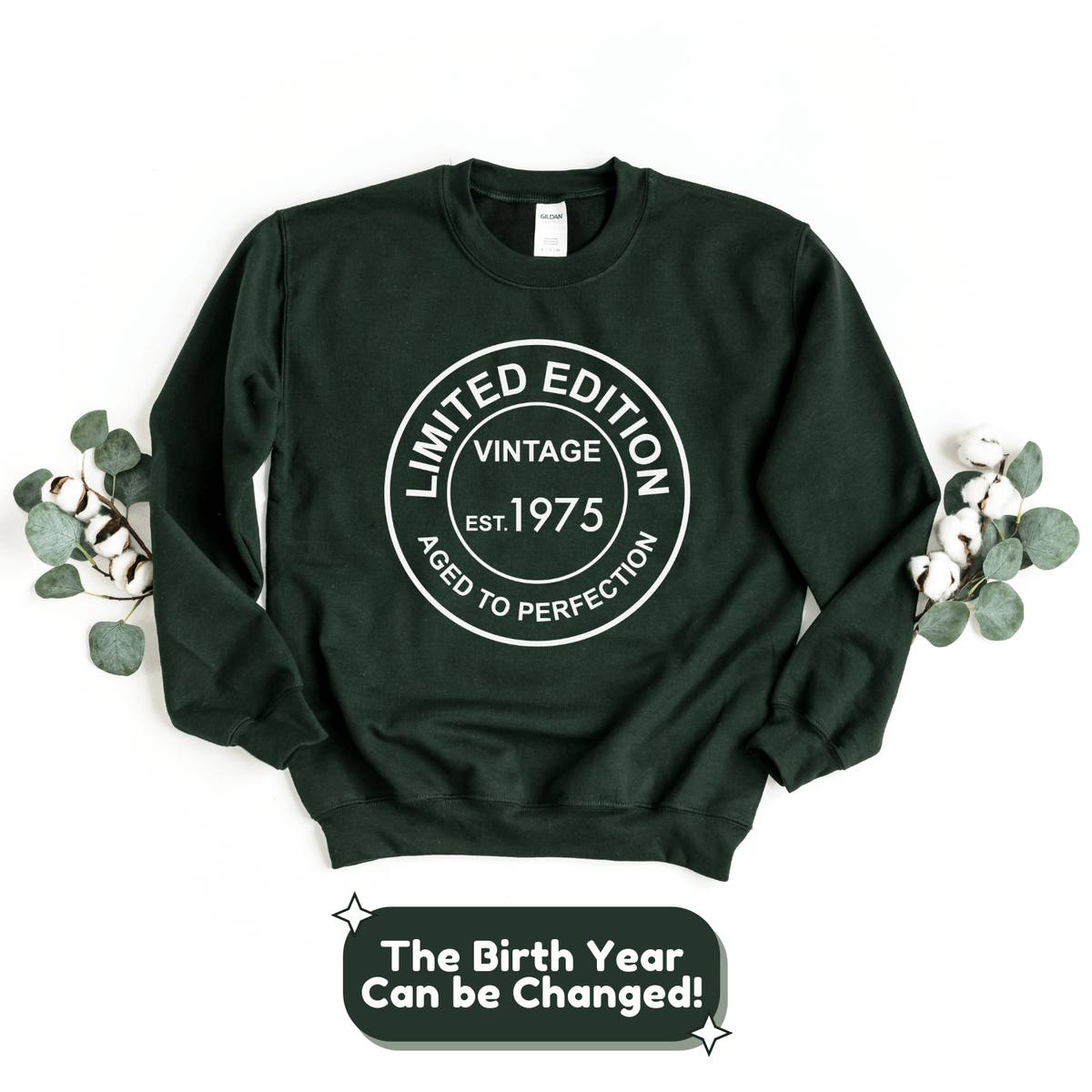 Sweatshirt-Limited Edition Custom Birthday Sweatshirt (Customize Your Year)-Jack N Roy