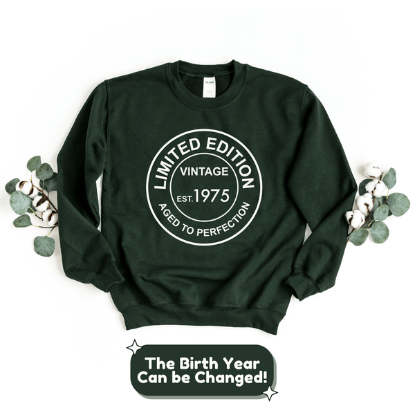 Sweatshirt-Limited Edition Custom Birthday Sweatshirt (Customize Your Year)-Jack N Roy