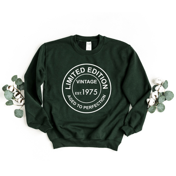 Sweatshirt-Limited Edition Custom Birthday Sweatshirt (Customize Your Year)-S-Forest-Jack N Roy