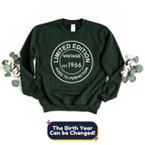 Sweatshirt-Limited Edition Custom Birthday Sweatshirt (Customize Your Year)-S-Forest-Jack N Roy