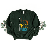 Sweatshirt-S.H.I.T. I'm 60 Sweatshirt-S-Forest-Jack N Roy
