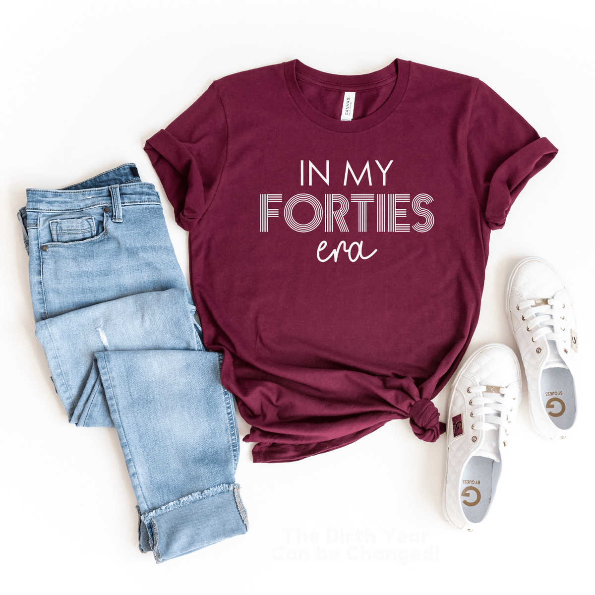 T-Shirt-Forties Era T-Shirt-S-Maroon-Jack N Roy