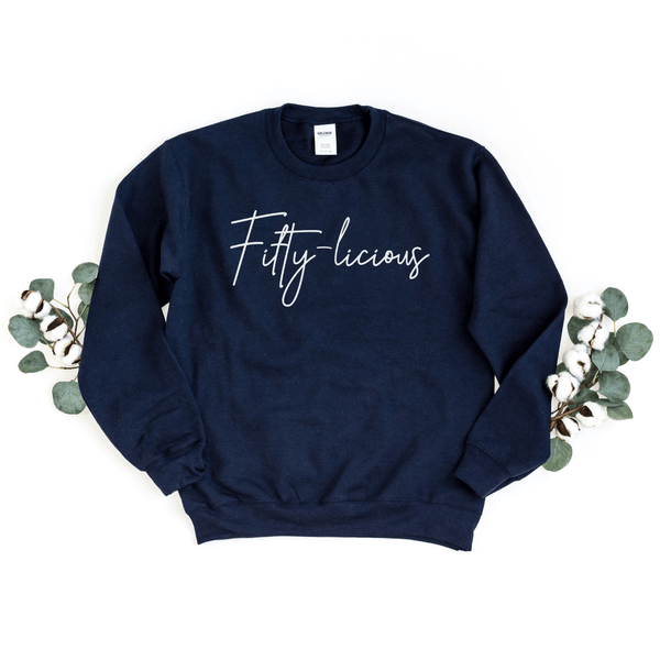 Sweatshirt-Fifty-licious Sweatshirt-S-Navy-Jack N Roy