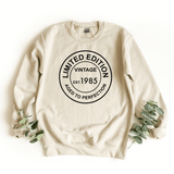 Sweatshirt-Limited Edition Custom Birthday Sweatshirt (Customize Your Year)-S-Sand-Jack N Roy