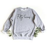 Sweatshirt-Fifty-licious Sweatshirt-S-Sport Grey-Jack N Roy