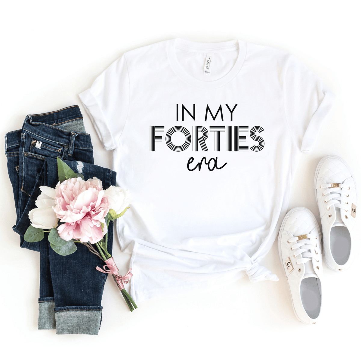 T-Shirt-Forties Era T-Shirt-S-White-Jack N Roy