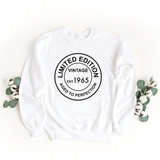 Sweatshirt-Limited Edition Custom Birthday Sweatshirt (Customize Your Year)-S-White-Jack N Roy
