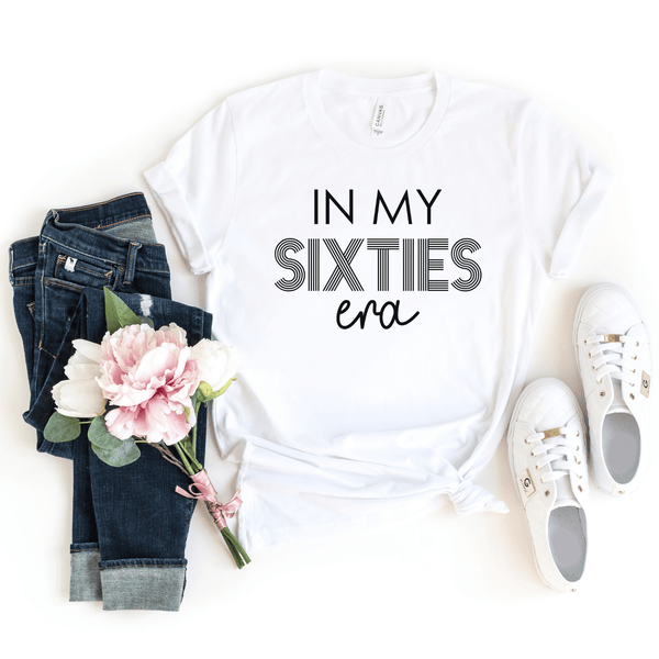 T-Shirt-Sixties Era T-Shirt-S-White-Jack N Roy