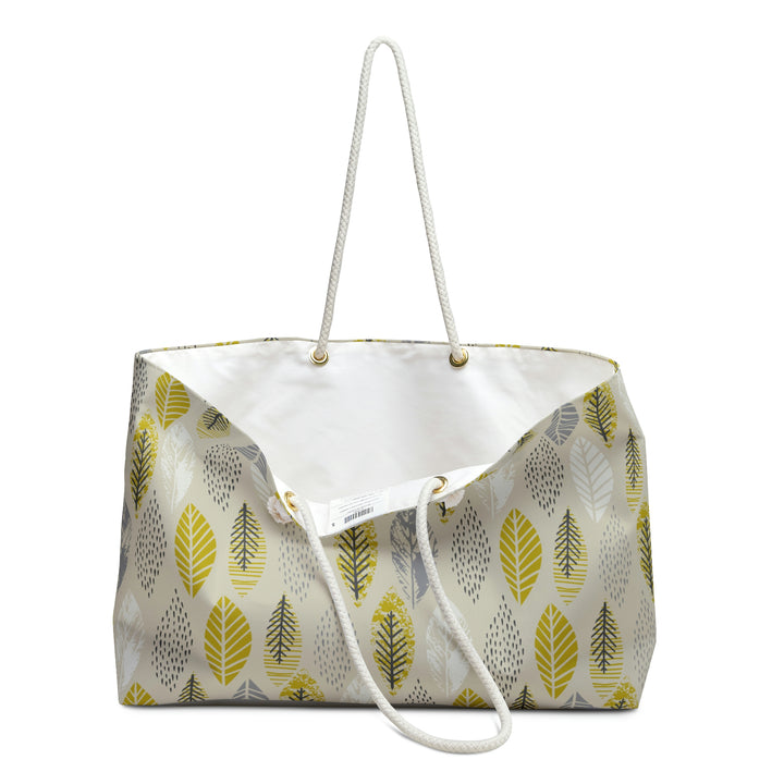 Bags-Leaves Weekender Bag-24" × 13"-Printify