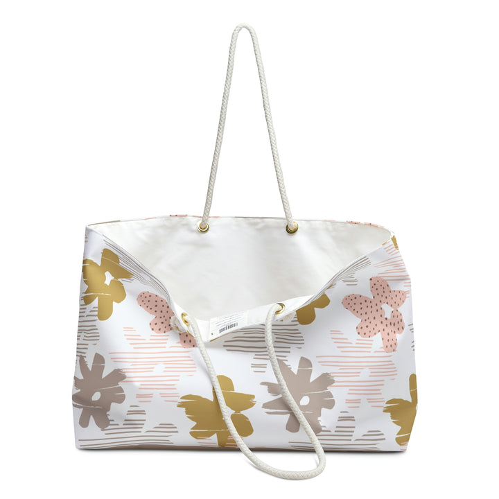 Bags-Flowers Weekender Bag-24" × 13"-Printify