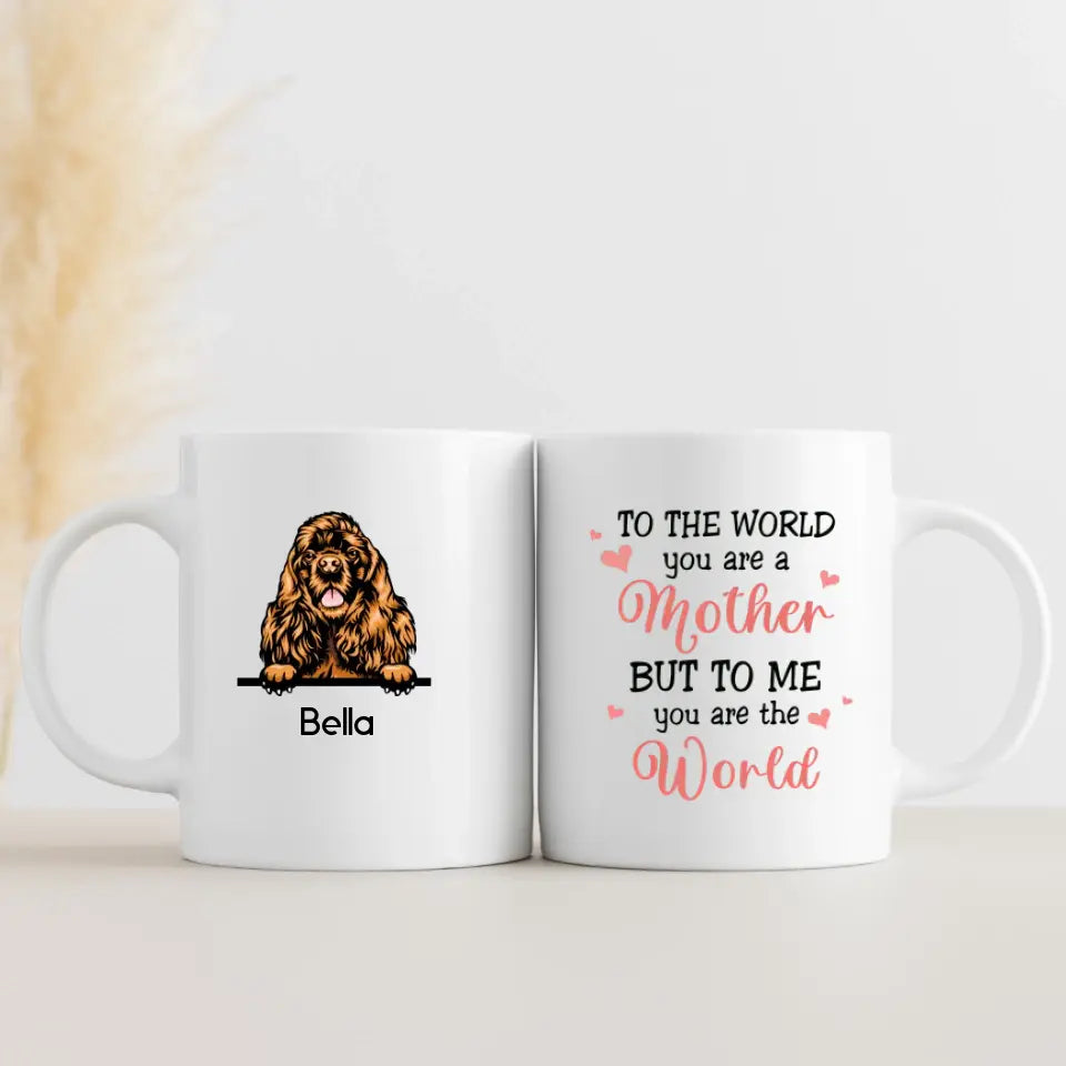 Mugs-You Are The World - Personalized Mug (11oz/15oz)-White Mug-White-Jack N Roy