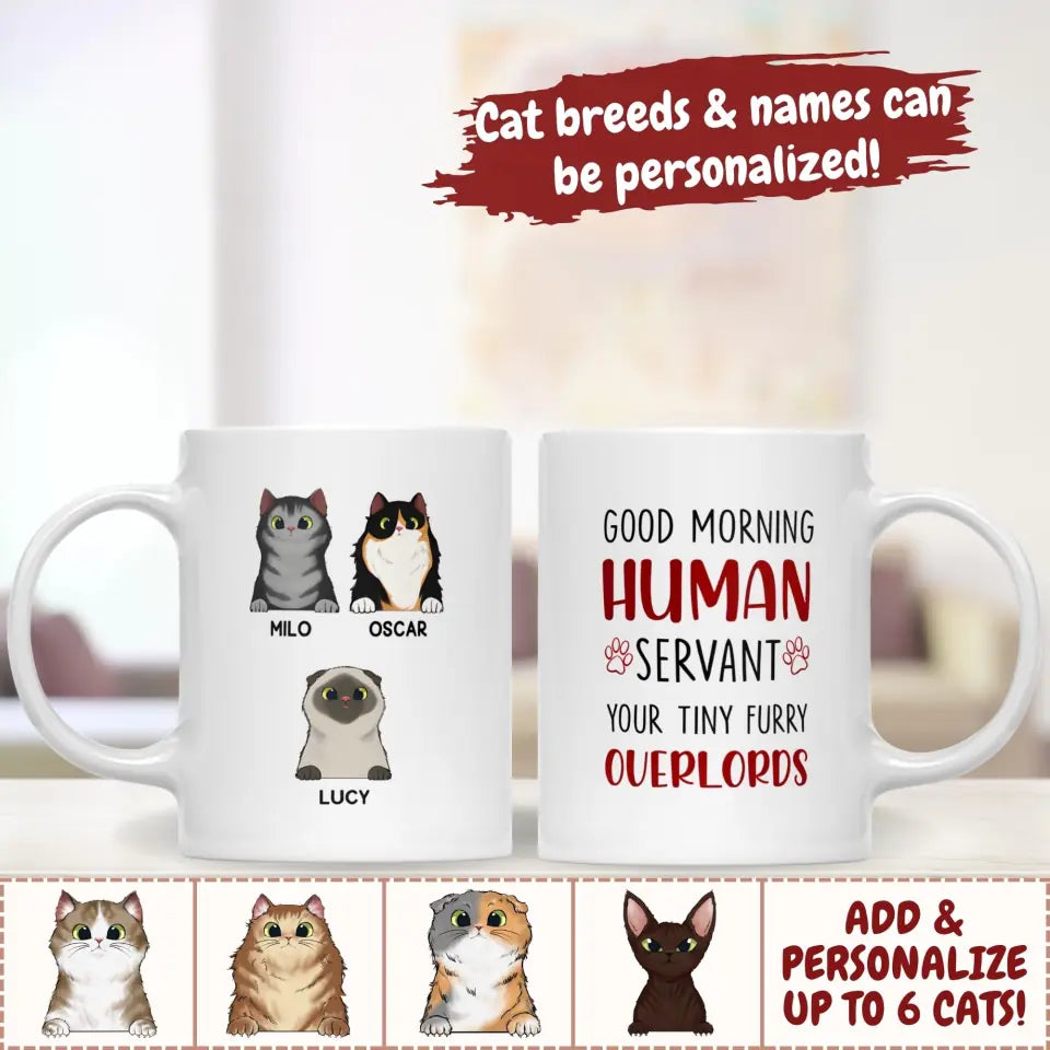 Mugs-Good Morning Human Servant - Personalized Mug (11oz/15oz)-Jack N Roy