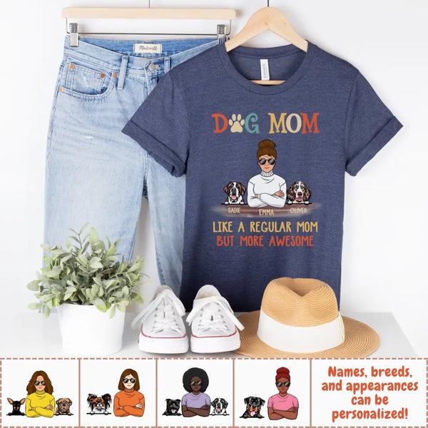 T-Shirt-Dog Mom / Pawma - Personalized Unisex T-Shirt / Sweatshirt-Jack N Roy