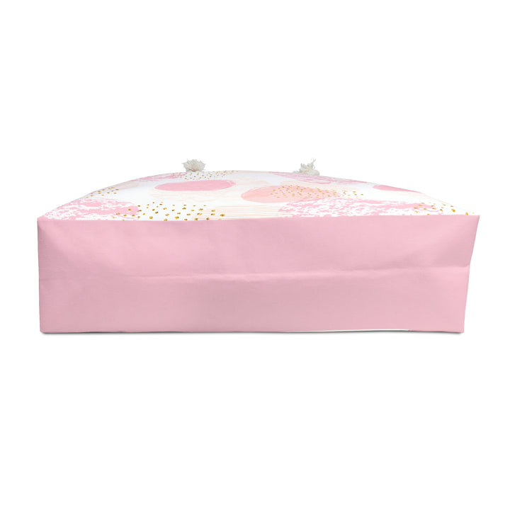 Bags-Pink Circles Weekender Bag-24" × 13"-Printify
